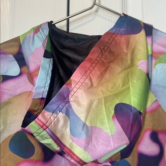 NWOT Noli Prism Camo Windbreaker Jacket Size S - Picture 6 of 10